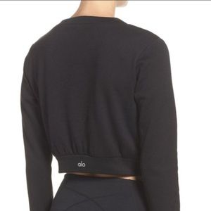 ALO Yoga cropped sweater